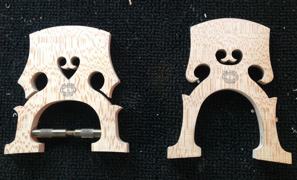 Fitting and Carving a New Cello Bridge Triangle Strings