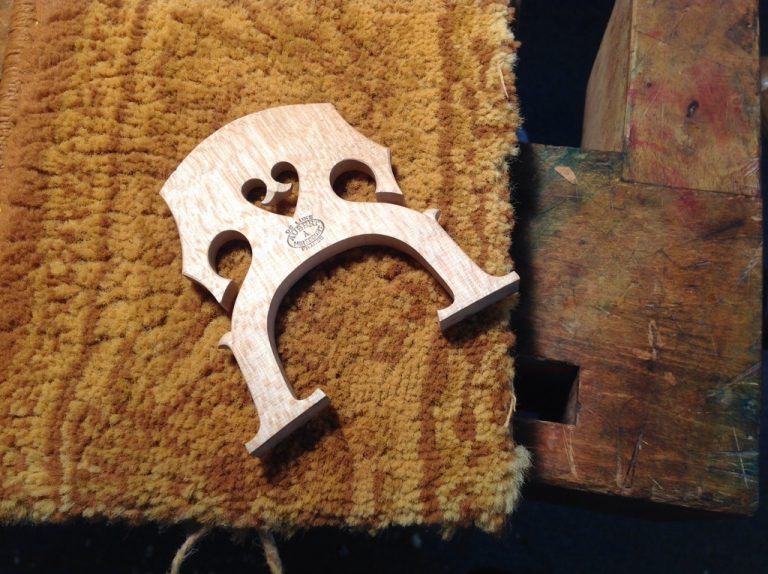 Fitting and Carving a New Cello Bridge Triangle Strings