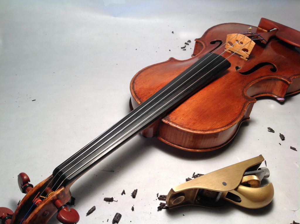 Dressing A Violin Fingerboard