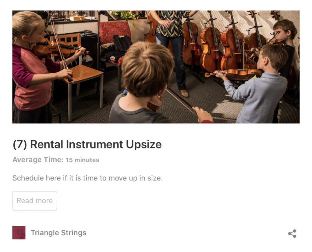 Triangle Strings