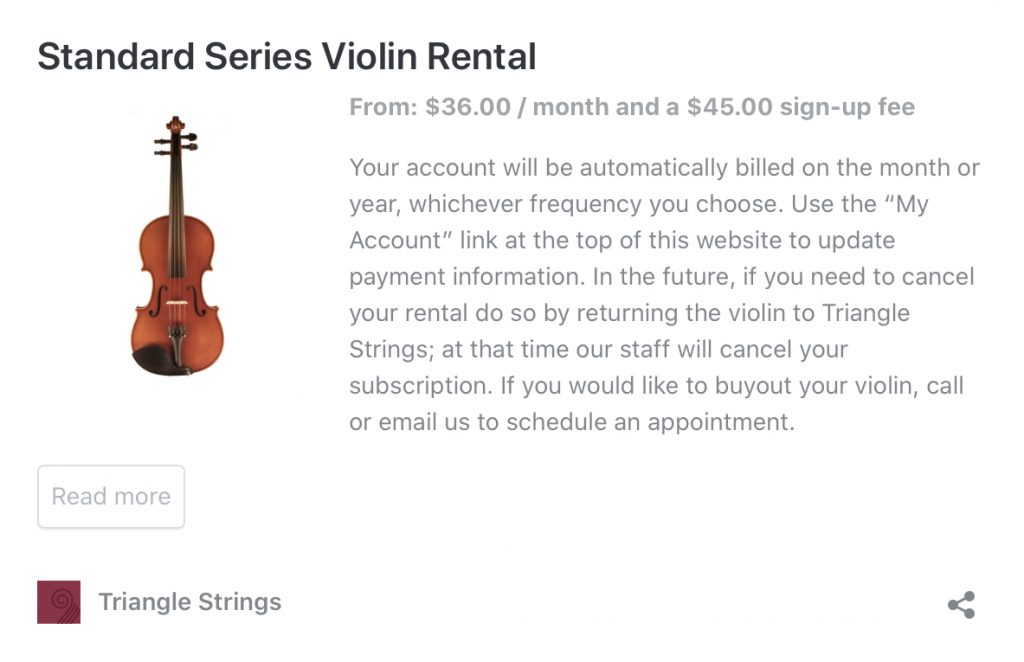 Triangle Strings