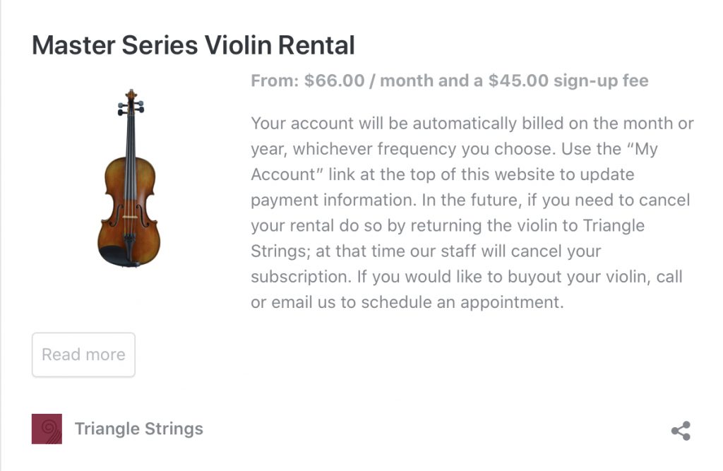 Triangle Strings
